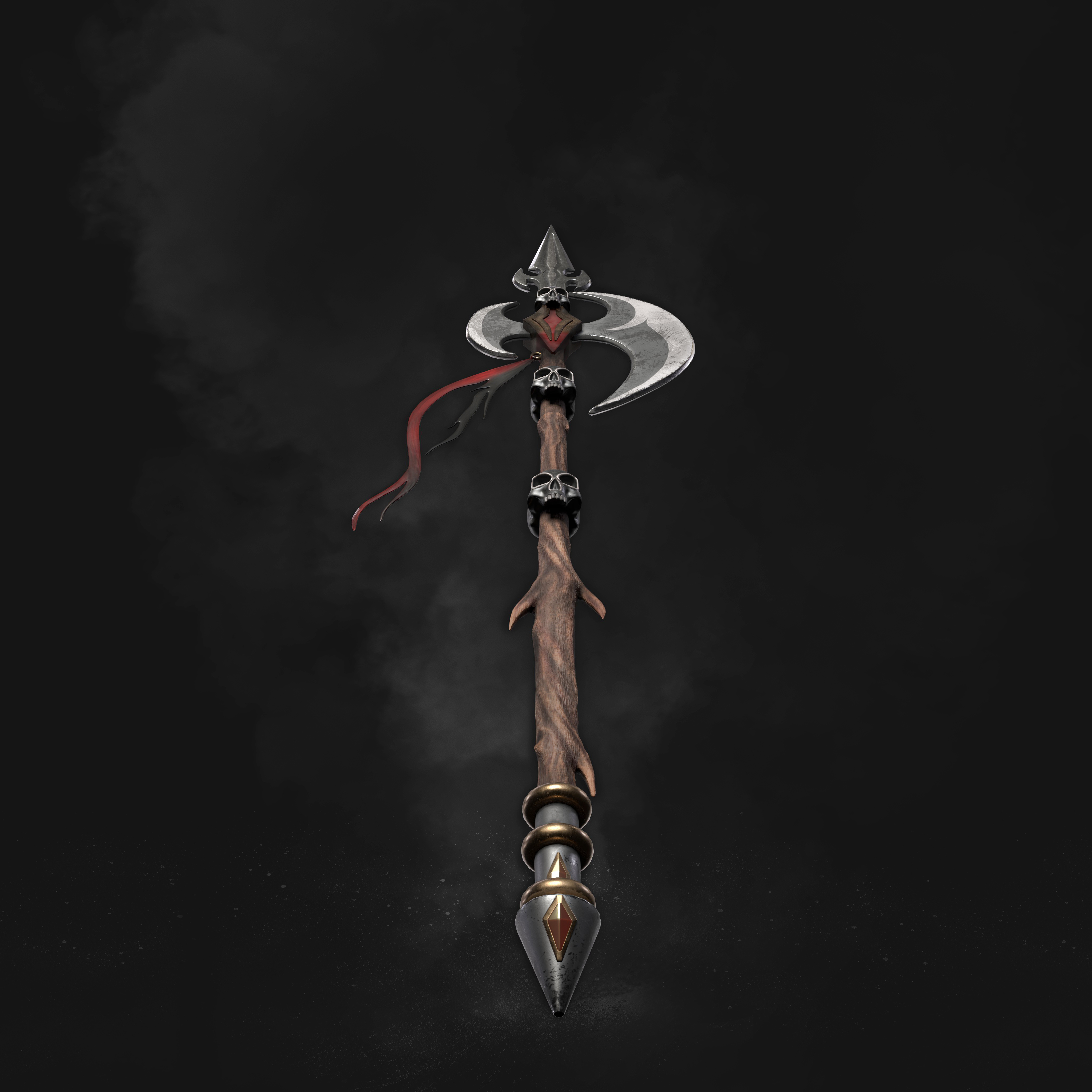 Spear render 3